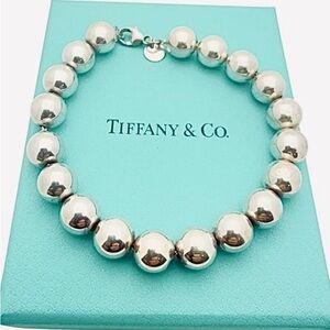 Tiffany & Co Hardwear Ball Bracelet 925 10mm w/box 💯 % Auth  ✨EUC✨ size 7.5